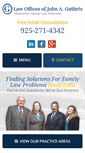 Mobile Screenshot of johnaguthrielaw.com